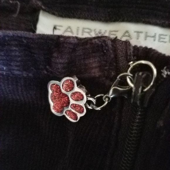 Vintage 90s, needle cord, fine corduroy pants, 4 pockets, L, Fairweather, purple - Picture 6 of 8